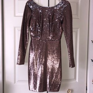 Pink Sequin Dress
